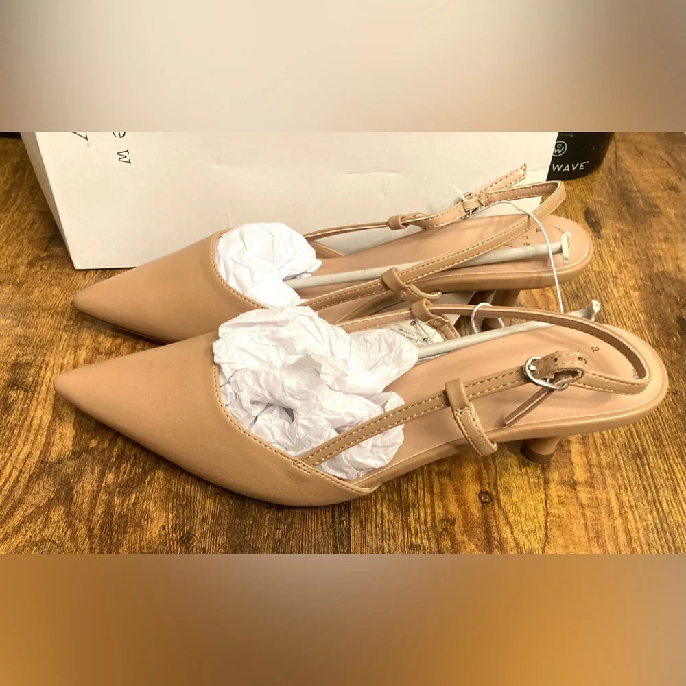Women's Annette Slingback Kitten Heels with Memory Foam a New Day Size 8 new - Picture 3 of 6